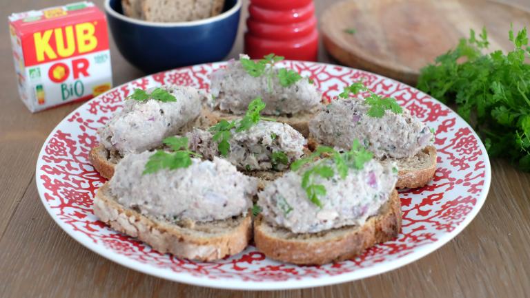 Tartines de rillettes de sardine