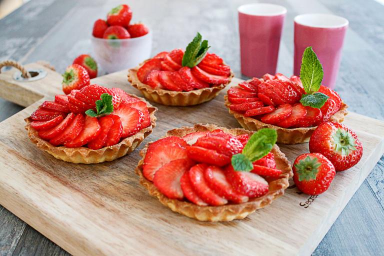 Tartelettes aux fraises