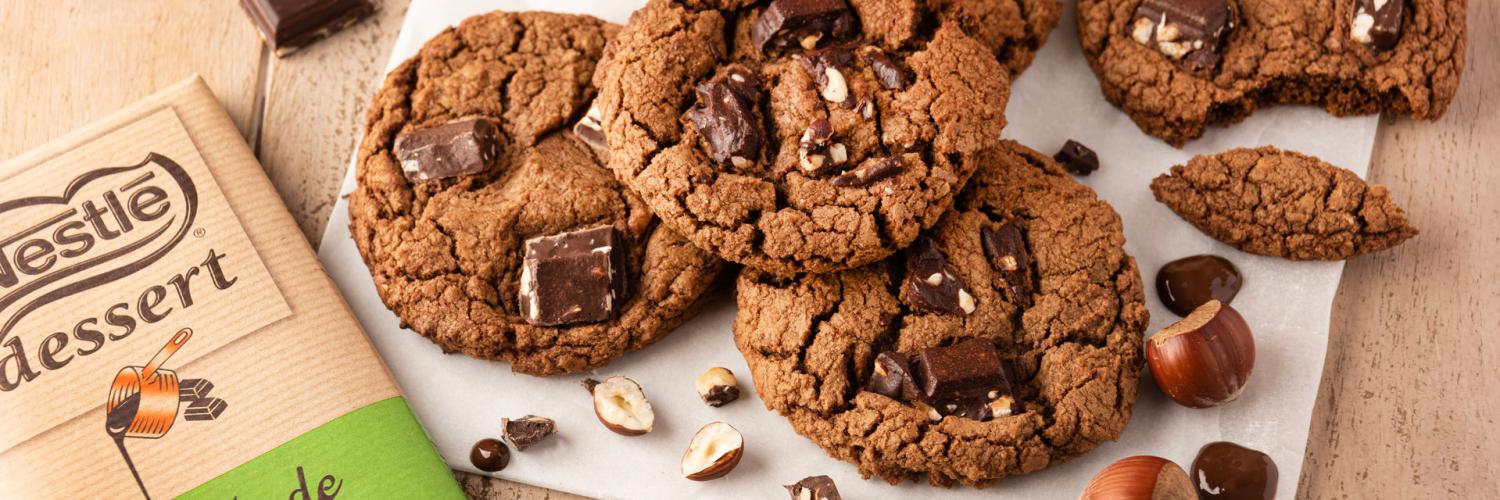 Cookies Au Chocolat éclats De Noisettes | NESTLE DESSERT